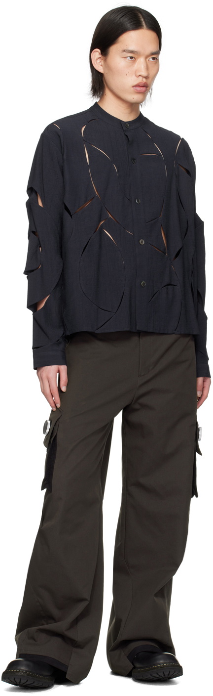 CMMAWEAR Navy Kintsugi Shirt