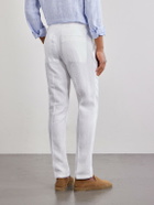 Orlebar Brown - Griffon Straight-Leg Linen Trousers - White