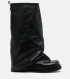 The Attico Robin leather combat boots