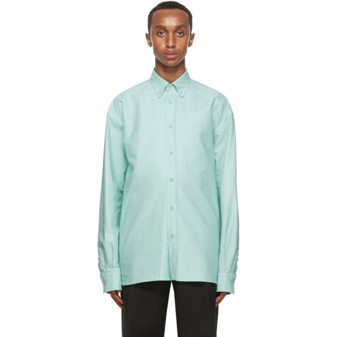 Photo: Bottega Veneta Green Poplin Shirt