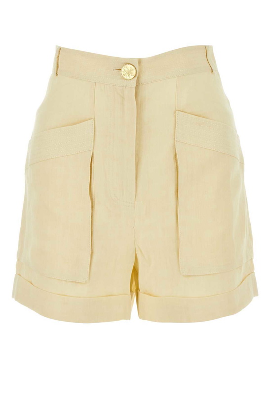 Photo: Le Kasha Ivory Linen Ashraf Shorts