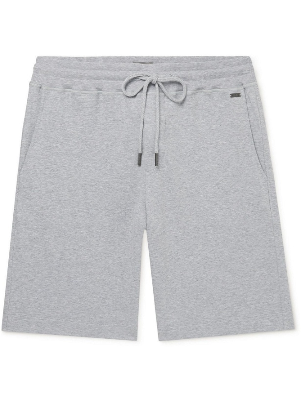 Photo: HANRO - Stretch-Cotton Jersey Shorts - Gray