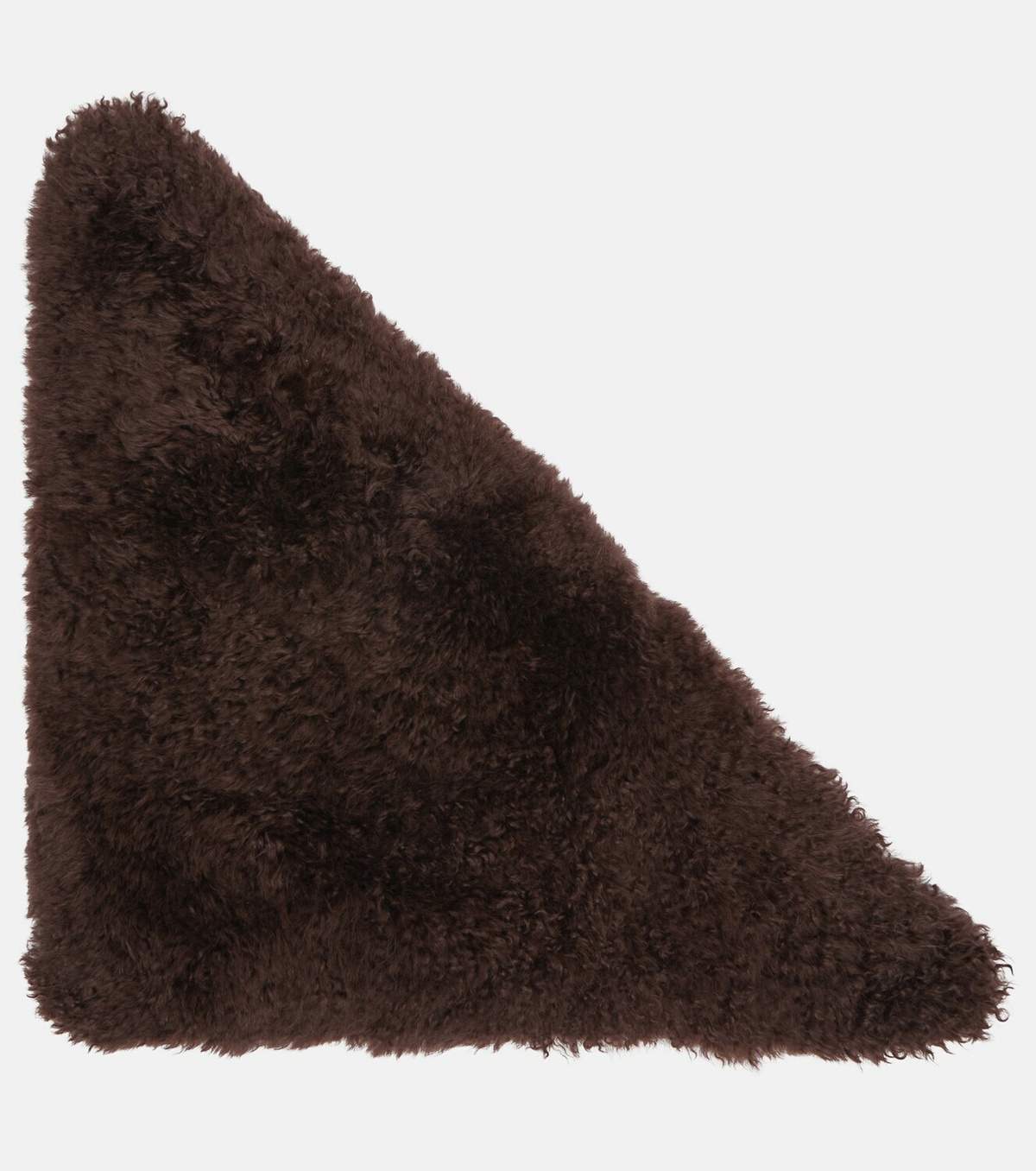 Yves Salomon Shearling and wool scarf
