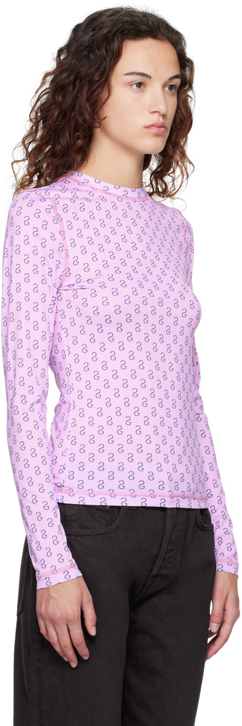 Stine Goya Pink Juno Long Sleeve T-Shirt