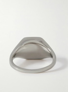Miansai - Scorpius Sterling Silver Enamel Ring - Silver