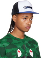 AAPE by A Bathing Ape Blue Embroidered Cap