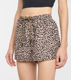 The Upside - Efrem leopard-print track shorts