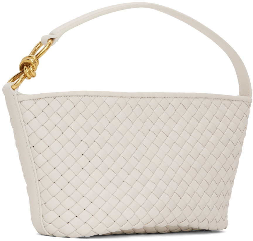 Bottega Veneta White Small Knot Bag Bottega Veneta