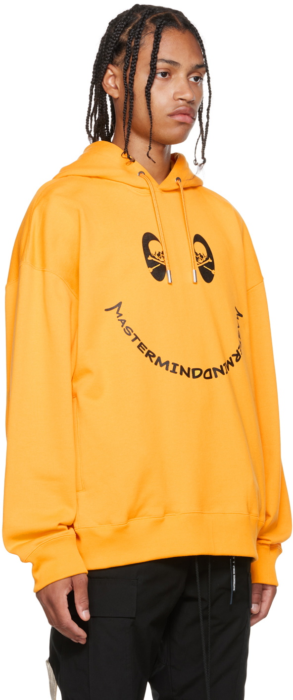 mastermind WORLD Yellow Printed Hoodie MASTERMIND WORLD