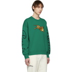 Kenzo Green Jumping Tiger Sweatshirt