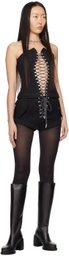 Dion Lee Black Hiking Shorts