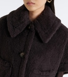 Max Mara Wool and silk teddy jacket