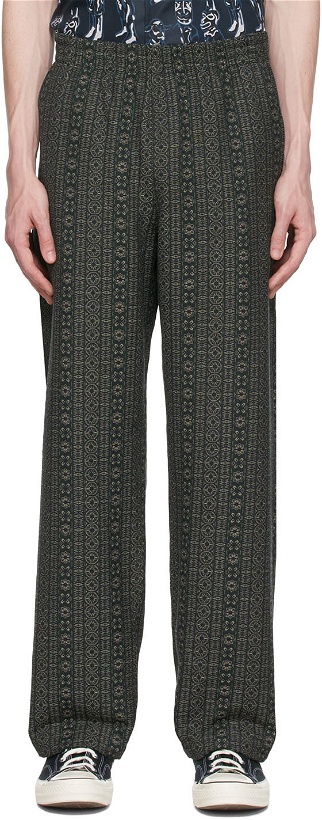 Photo: Wood Wood Green Polyester Trousers