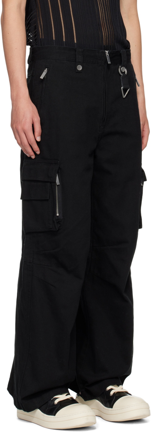 C2H4 Black Construction Cargo Pants C2H4