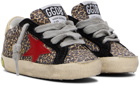 Golden Goose Baby Beige & Brown Leopard Super-Star Sneakers