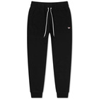 Maison Kitsuné Men's Tricolour Fox Patch Sweat Pant in Black