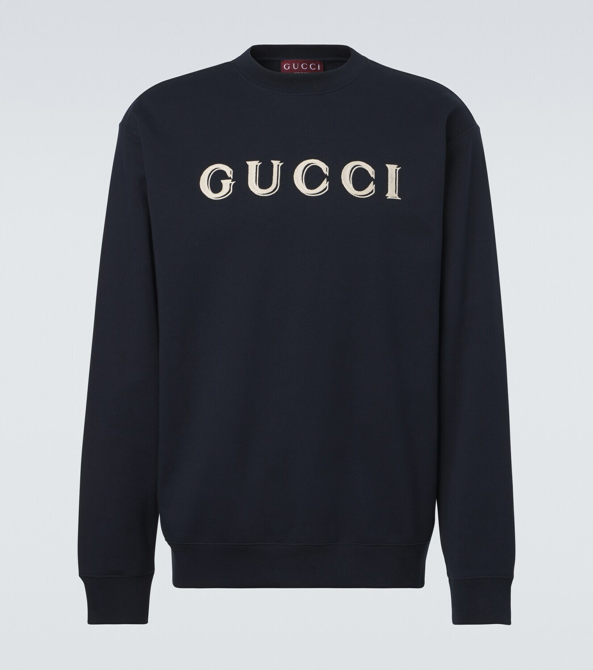 GUCCI トレーナー Gucci Logo cotton jersey sweatshirt Gucci