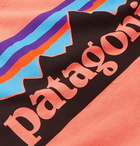 Patagonia - P-6 Logo-Print Organic Cotton-Jersey T-Shirt - Orange