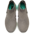 Nike Grey Flyknit Rise React Sneakers
