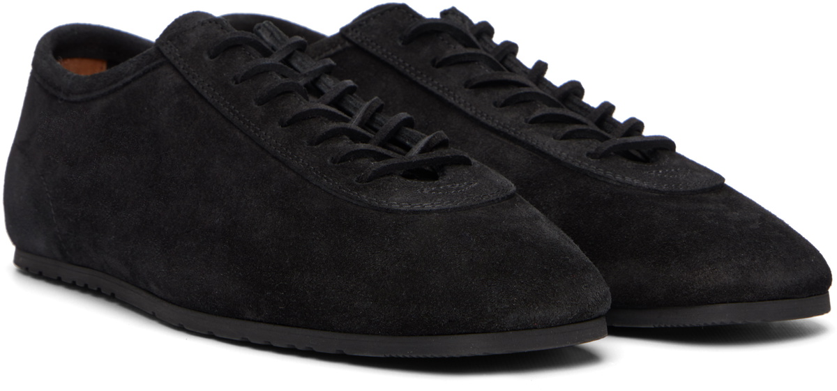 Dries Van Noten Black Suede Sneakers