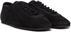 Dries Van Noten Black Suede Sneakers