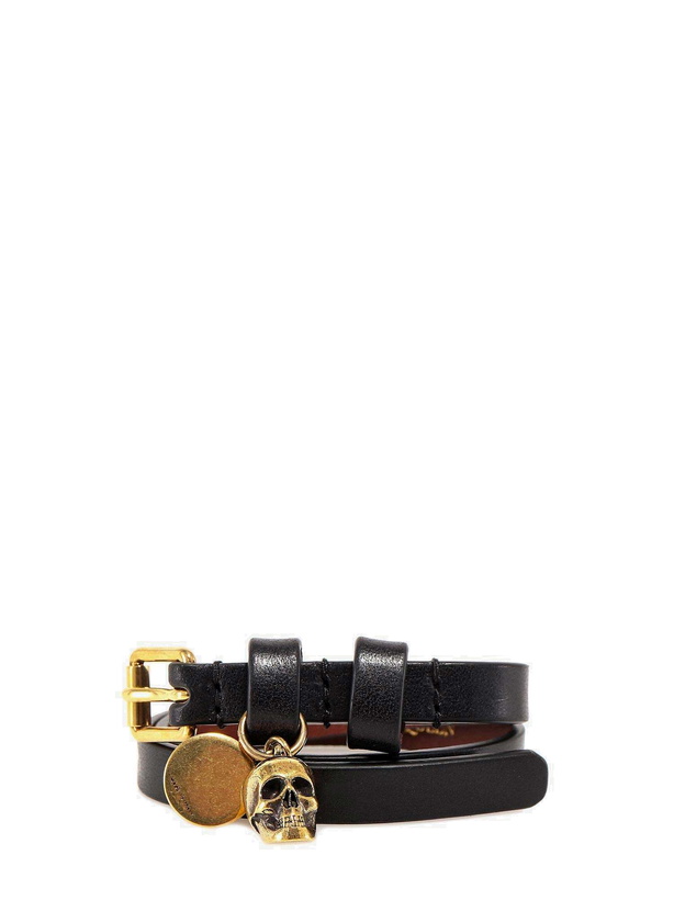 Photo: Alexander Mcqueen Bracelet Black   Mens