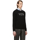 Valentino Black VLTN Crewneck Sweater