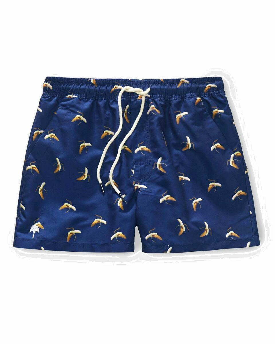 Photo: Oas Banana Swim Shorts Blue - Mens - Swimwear