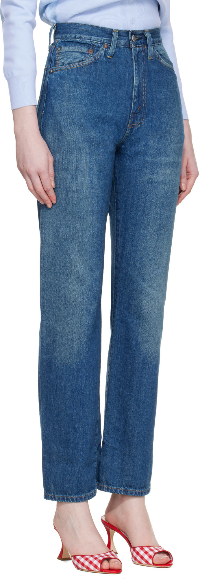 Levi's Blue 1950's 701 Jeans