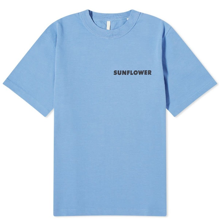 Photo: Sunflower Men's Logo T-Shirt in Blue