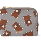 Undercover - Printed Faux Leather Wallet - Gray
