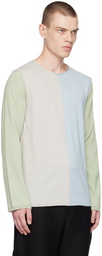 Comme des Garçons Homme Deux Multicolor Colorblocked Sweater