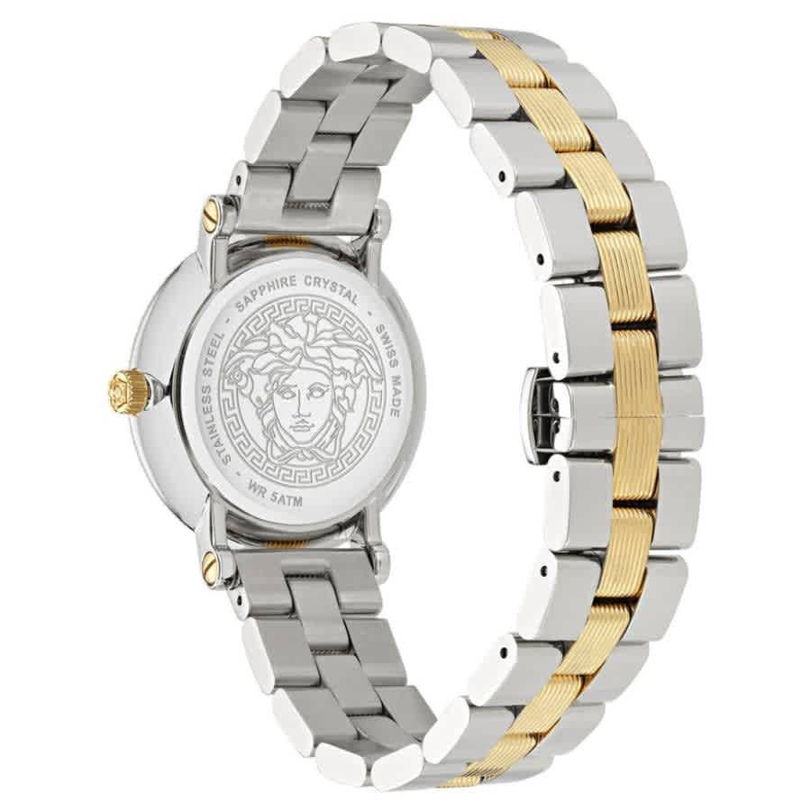 Versace Greca Flourish Quartz Silver Dial Ladies Watch VE7F00423