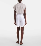 Loro Piana George linen Bermuda shorts