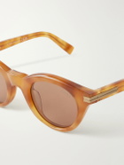 Zegna - Round-Frame Acetate Sunglasses
