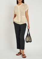 Varley Sidra Open-knit Cardigan Cream