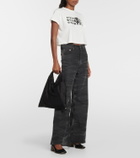 MM6 Maison Margiela Japanese Small leather-trimmed tote