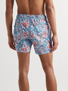 Onia - Charles Mid-Length Floral-Print Swim Shorts - Blue