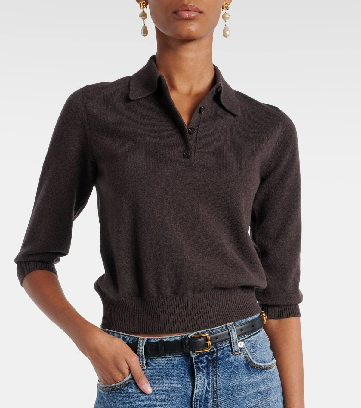Dolce&Gabbana Cashmere polo sweater