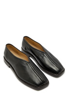 Lemaire Leather Loafers Black