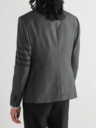 Thom Browne - Slim-Fit Striped Wool-Blend Blazer - Gray