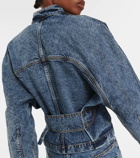 Alaïa Round Racing denim jacket