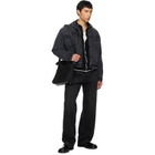 Maison Margiela Black Caban Denim Jacket