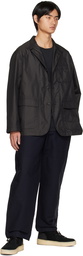 Engineered Garments Black Loiter Blazer