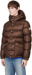 Moncler Brown Orelith Short Down Jacket
