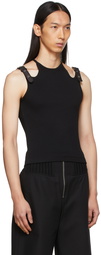 Dion Lee Black Holster Buckle Tank Top