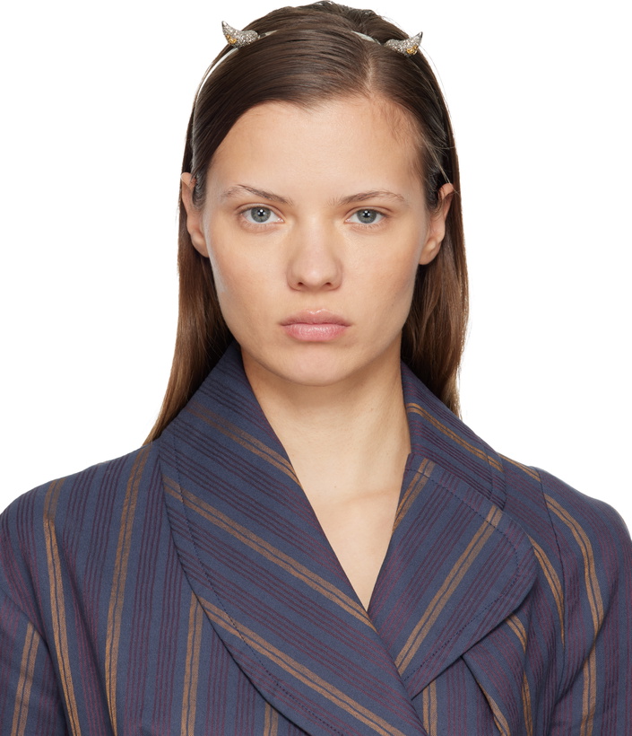 Photo: Vivienne Westwood Silver 'Vivienne's Horn' Alice Headband