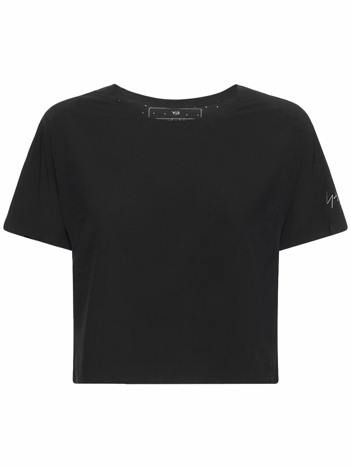 Photo: Y-3 - Running Cropped T-shirt