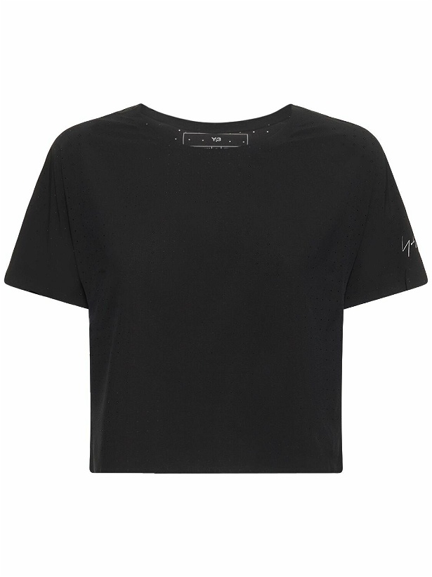 Photo: Y-3 - Running Cropped T-shirt