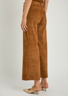 Stouls Lilou Stretch-suede Trousers Tan